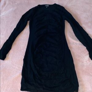 Express s/p Long sleeve little black dress